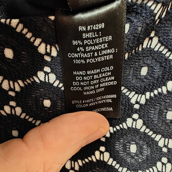 Patterned flared waist dress - Picture 4 of 4